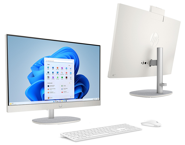 新品 デスクトップパソコン PC 一体 23.8型 HP All-in-One 24-cr2000jp Core Ultra5 225U メモリ 16GB SSD 1TB Wi-Fi6 Windows11