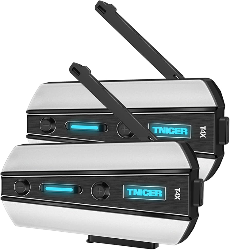 バイク インカム 通信 ヘルメット装着 8台同時接続 2台～4台 T4X TNICER