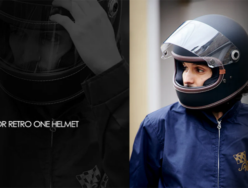 バイク ネオクラシック フルフェース ヘルメット Retro-One NIKITOR