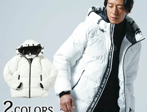メンズ ダウン ジャケット スリム MENZ-STYLE