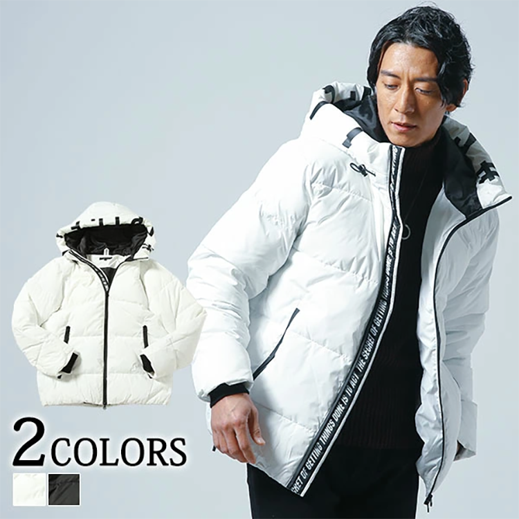 メンズ ダウン ジャケット スリム MENZ-STYLE