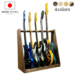 新品 エレキギター スタンド ラック 5本掛 木製 WOODWORKS