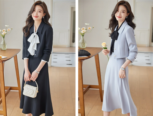 レディース スーツ ショート丈ジャケット フレアスカート Kiraya Shop