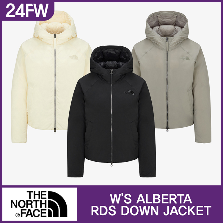 レディース アウトドア グース ダウン ジャケット フード ノースフェイス NJ1DQ32