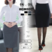 レディース タイトスカート 膝丈 56～61cm丈 バックスリット バックファスナー 美美 ちび