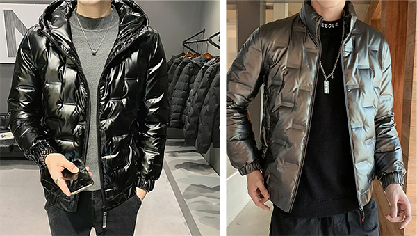 メンズ ダウン ジャケット コート ファー MK-House