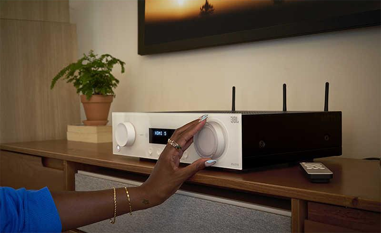 オーディオ プリメインアンプ 7.2ch AVアンプ ホワイト MA710 JBL