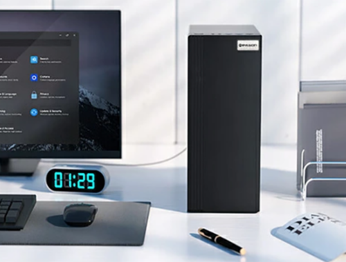 新品 デスクトップパソコン PC IPASON SLIM Windows11 Intel 14世代 Core i7-14700 メモリ 16GB SSD 500GB 有線LAN モニター なし WPS office