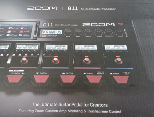 新品 エレキギター マルチエフェクター G11 ZOOM ズーム