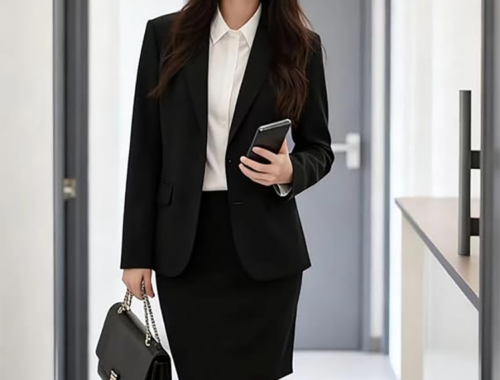 レディース スーツ ジャケット タイトスカート シャツ [KALAOK]