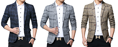 メンズ カジュアル ジャケット モダンストライプ [MYMRIN]
