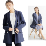 ◎レディース テーラード ダブル ジャケット 6つ釦 [リリヤーノ]