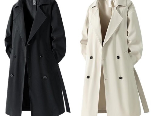 メンズ チェスター トレンチ コート ロング丈 4つボタン [Msymay]