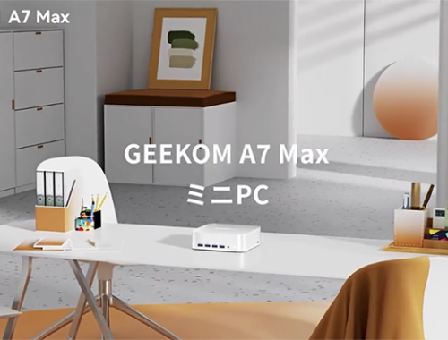 新品 ミニデスクトップパソコン PC GEEKOM A7 Max Windows11 CPU AMD Ryzen 9 7940HS メモリ 16GB SSD 1TB 有線LAN 2.5G 無線LAN Wi-Fi6E モニター なし 4画面出力 AI機能