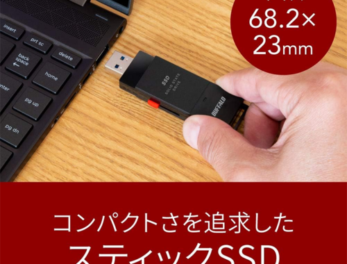 新品 SSD 外付け 1.0TB USB ポータブル SSD-PUT1.0U3-B/N バッファロー