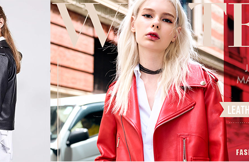 レディース バイク PUレザー ライディング ジャケット ジッパー [LY VAREY LIN]