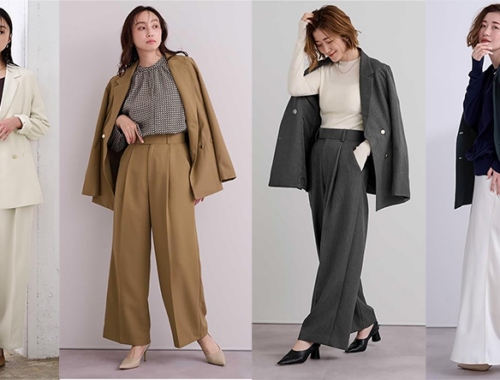 レディース テーラード ダブルブレスト ジャケット 4つ釦 [ユアーズ]